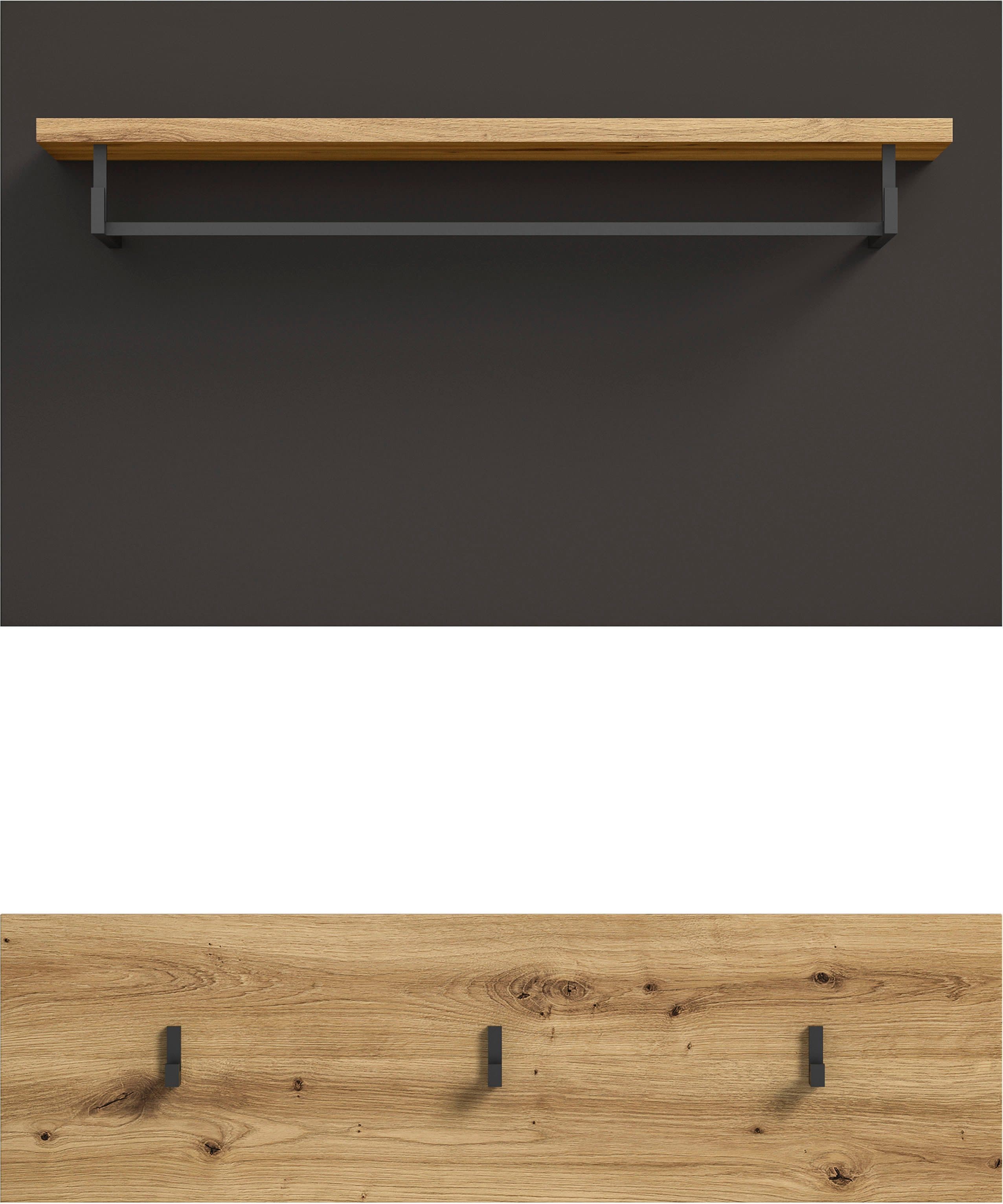 Home affaire Garderobenpaneel REHAT | Braun