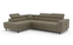 OTTO home Ecksofa AADEN Schlafsofa 254 cm | Braun