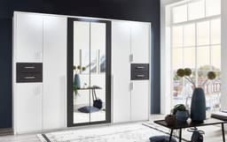 Wimex Drehtürenschrank Vegas | Weiß