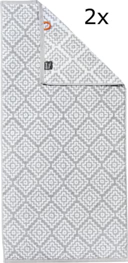 done.® Handtuch Set Daily Shapes Boho | Grau