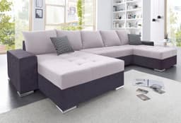 COLLECTION AB Wohnlandschaft Josy XXL U-Form | Grau