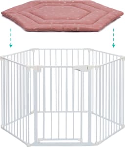 fillikid Laufgittereinlage 6-eck Jersey | Rosa