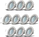 B.K.Licht LED Einbaustrahler | Silber 2