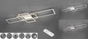 TRIO Leuchten LED Deckenleuchte MILA | Silber 2