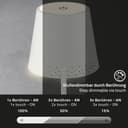 Briloner Leuchten LED Tischleuchte KIKI | Silber 5