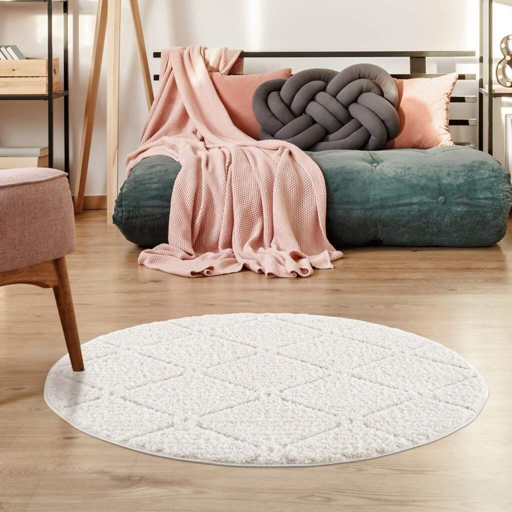 Carpet City Hochflor-Teppich Focus 2997 | Weiß