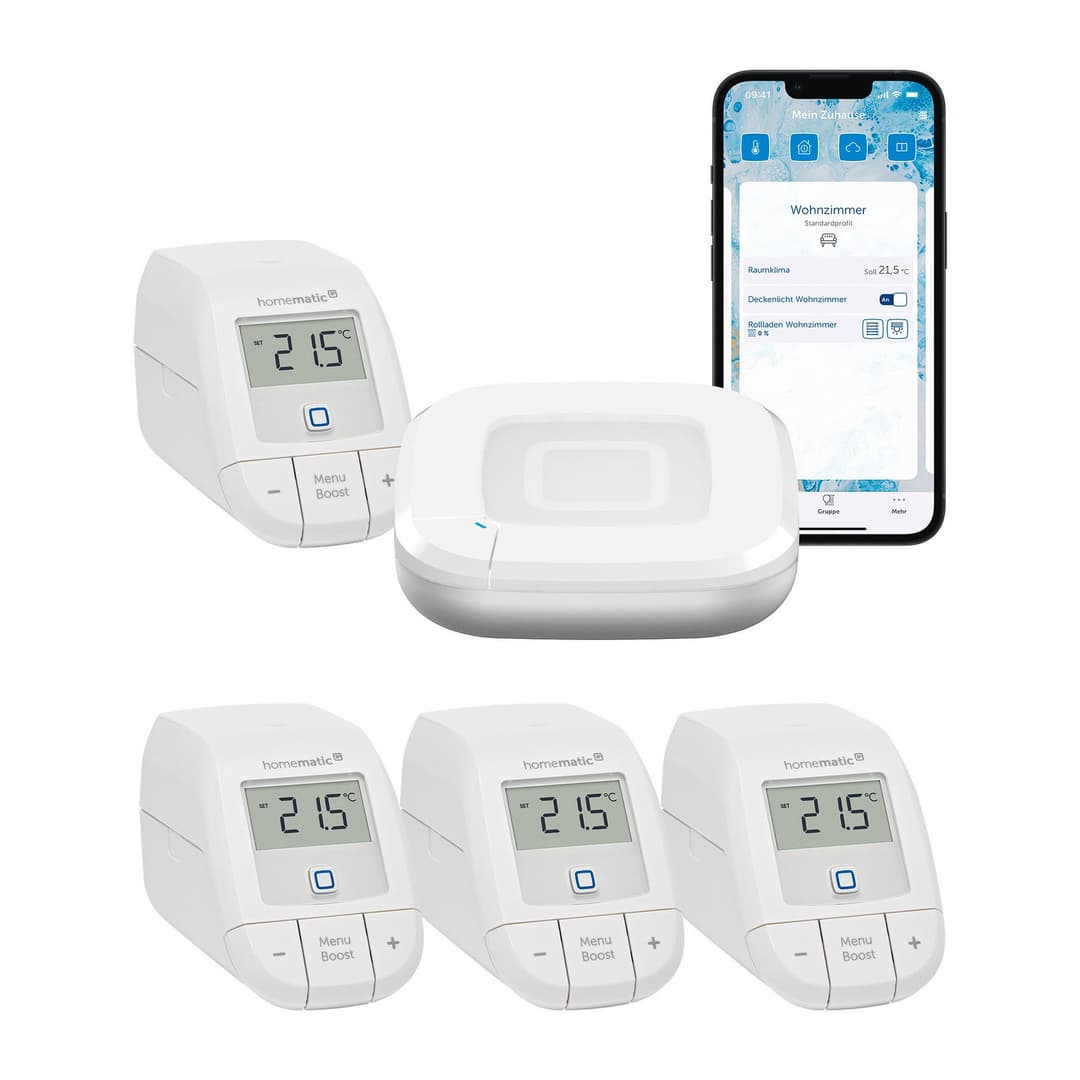 Homematic IP Heizkörperthermostat Starter Bundle | Weiß