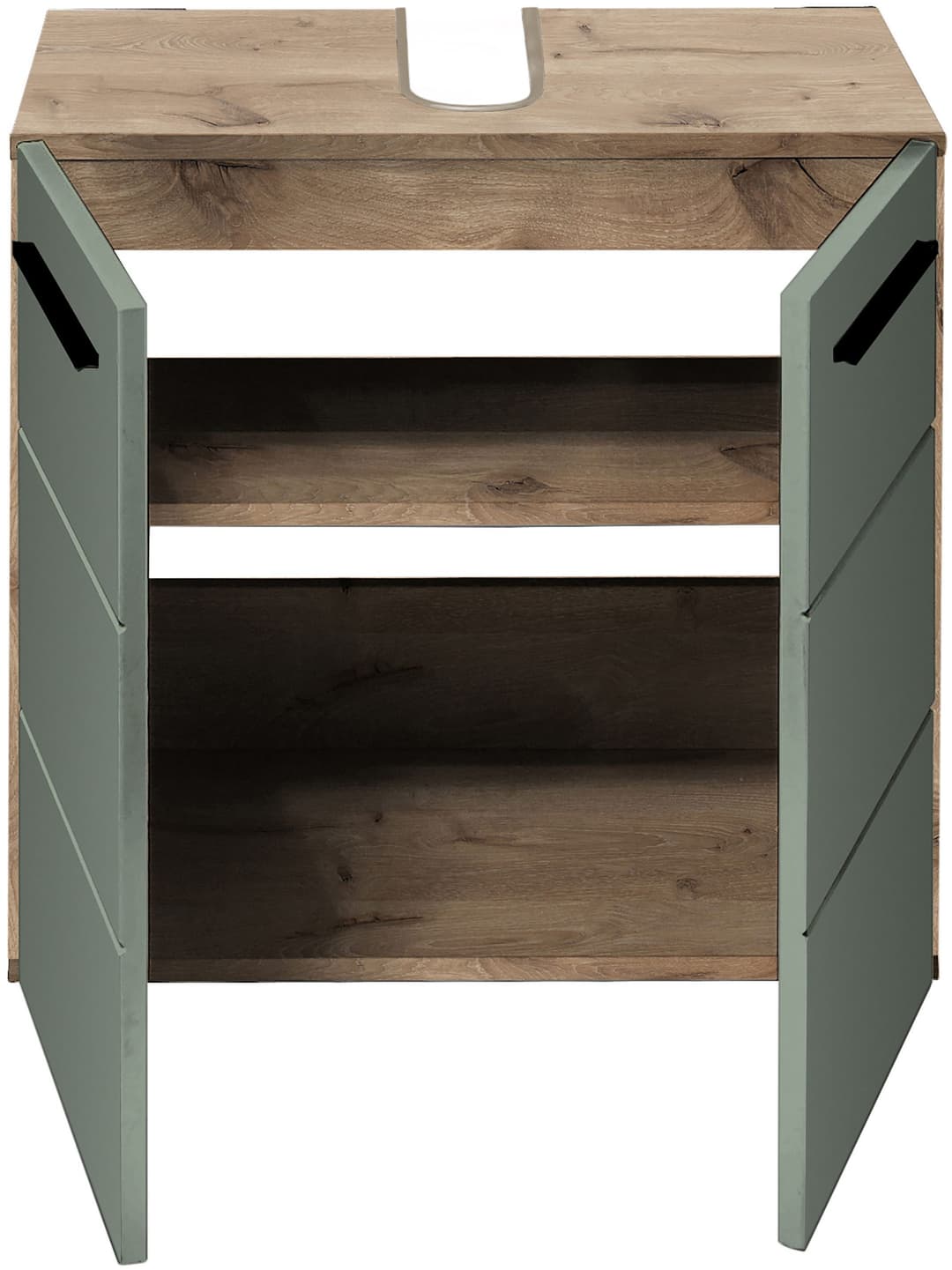BASIC by Balculina Waschbeckenunterschrank Rom | Grün