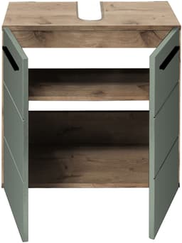 BASIC by Balculina Waschbeckenunterschrank Rom | Grün