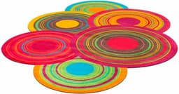 wash+dry by Kleen-Tex Teppich Cosmic Colours | Mehrfarbig
