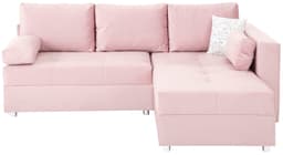 Home affaire Ecksofa Italia L-Form | Rosa