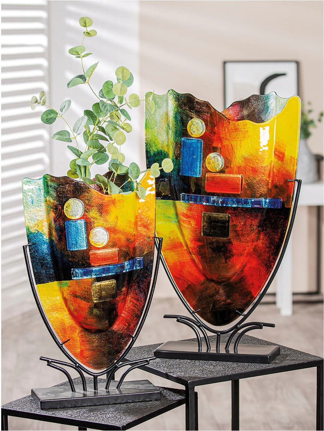 Casablanca by Gilde Classico Bodenvase | Mehrfarbig