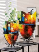Casablanca by Gilde Classico Bodenvase | Mehrfarbig