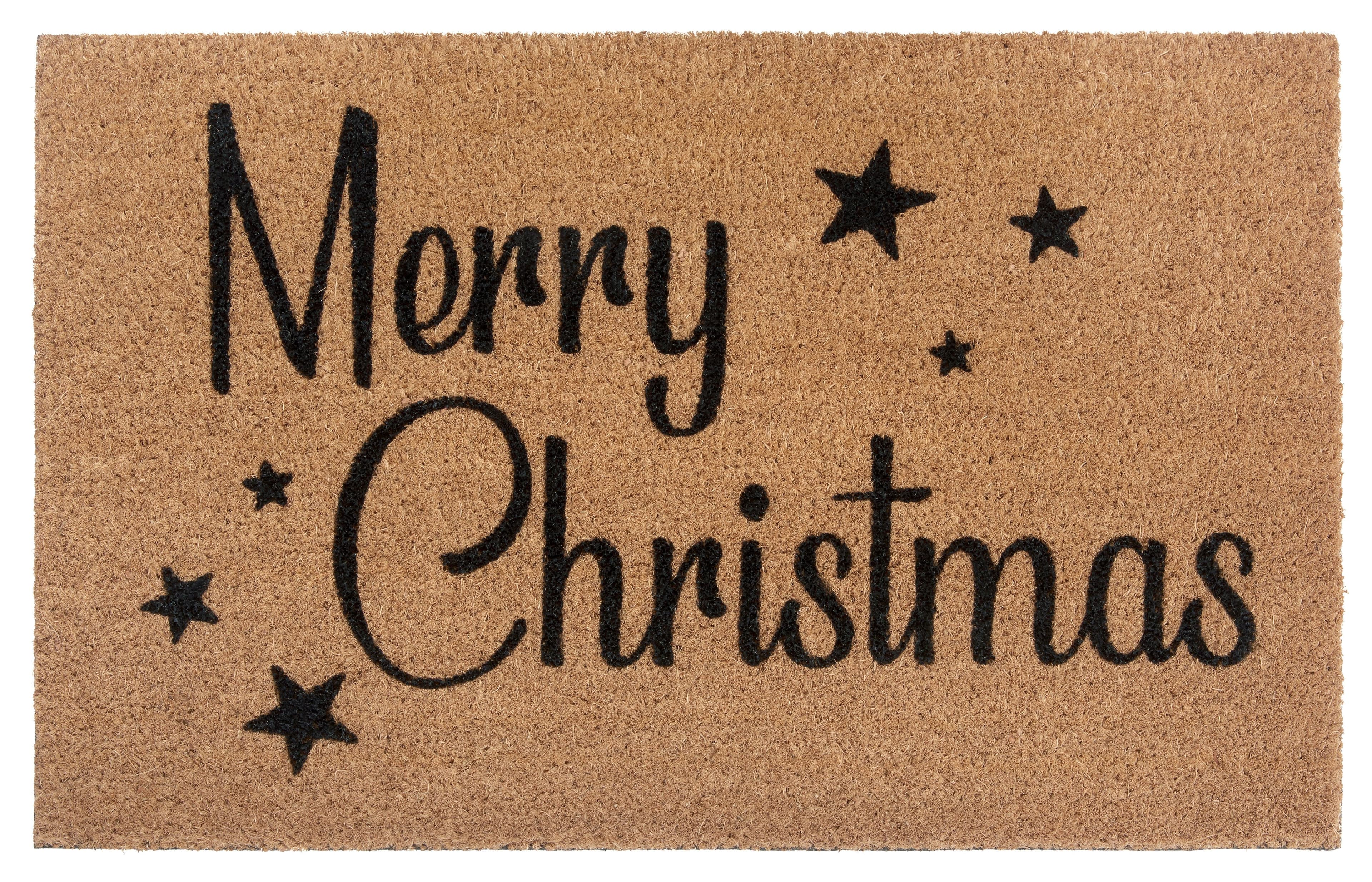 HANSE Home Fußmatte Christmas Stars | Holztöne