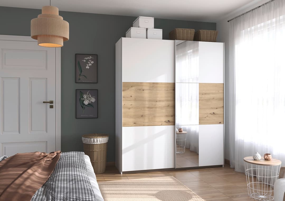 rauch Schwebetürenschrank ASTANA | Weiß