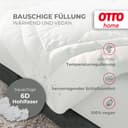 OTTO home Microfaserbettdecke + Kopfkissen Baca | Weiß 5