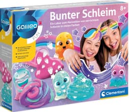 Clementoni® Experimentierkasten Galileo, Bunter Schleim | Mehrfarbig