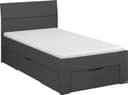 rauch Bett Einzelbett Doppelbett Stauraum FLEXX | Grau
