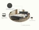 Home affaire Polsterbett Armandine | Grau 4