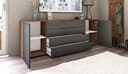 borchardt Möbel Sideboard Tom | Grau 5