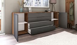 borchardt Möbel Sideboard Tom | Grau