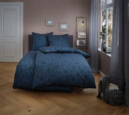 Kleine Wolke Lisse Bettwäsche-Set | Blau
