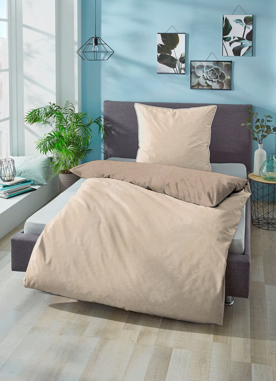 Biberna Wendebettwäsche Hermal | Beige