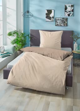 Biberna Wendebettwäsche Hermal | Beige