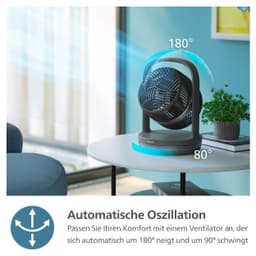Philips Tischventilator CX3050/01 Serie 3000 | Schwarz