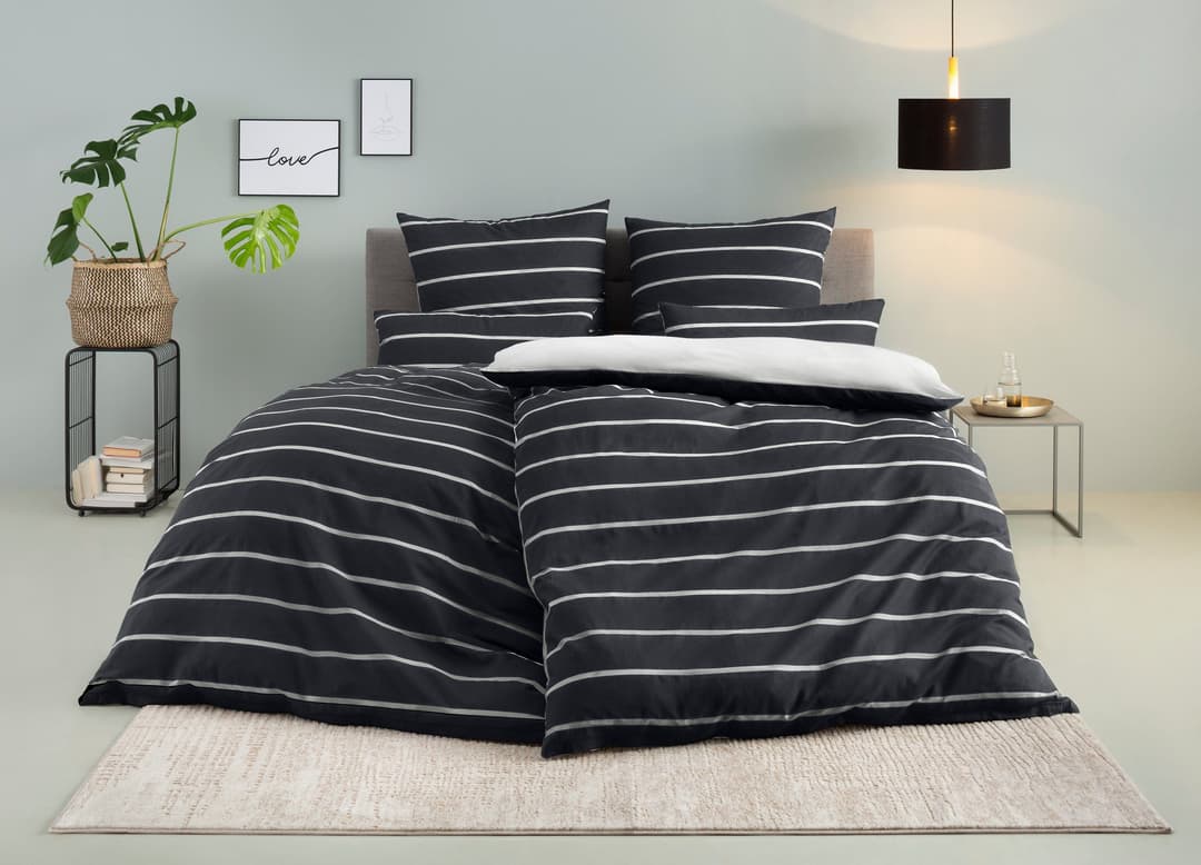 OTTO home Bettwäsche Katja | Schwarz