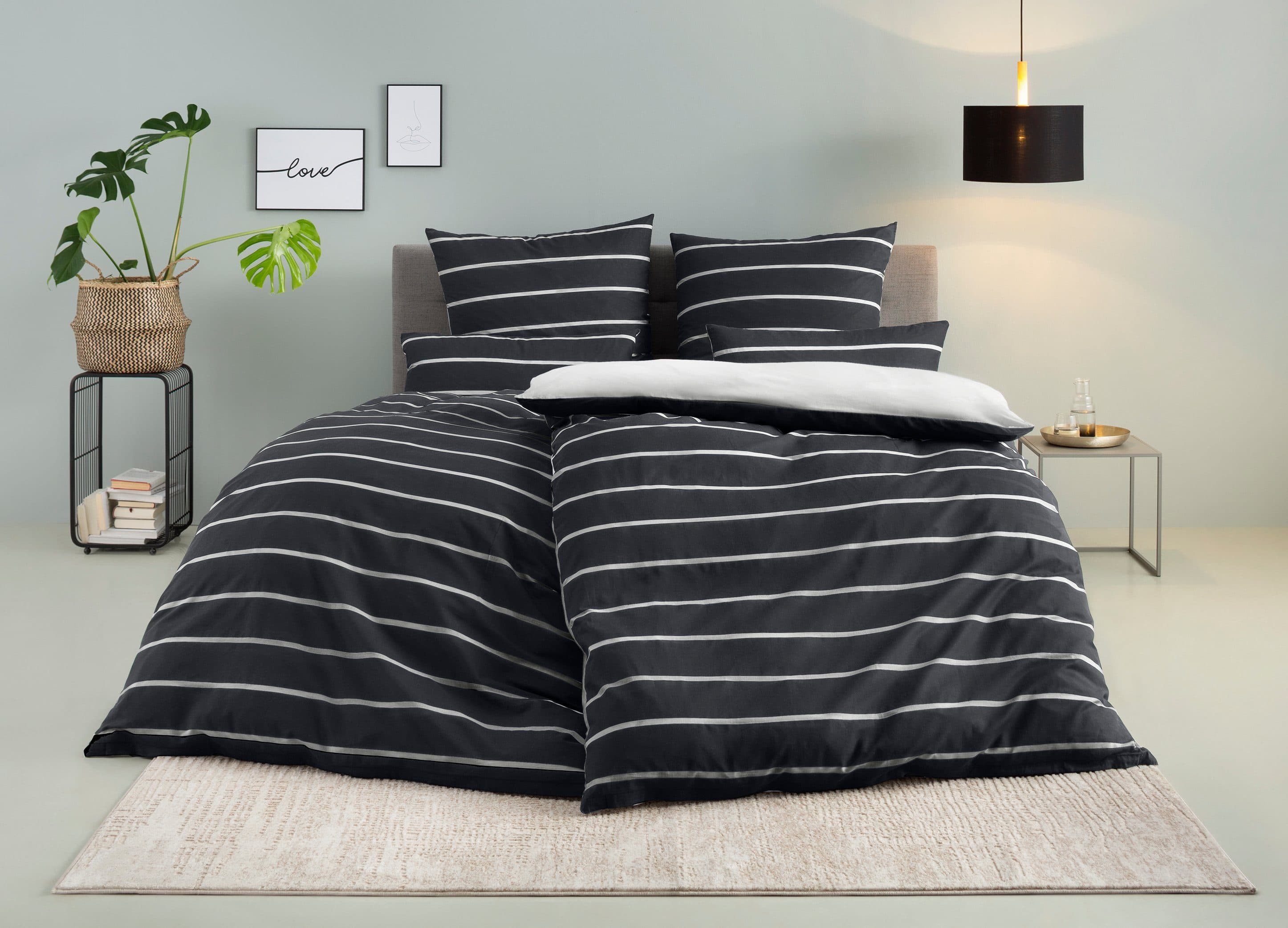 OTTO home Bettwäsche Katja | Schwarz