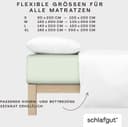 Schlafgut Spannbettlaken CASUAL | Grün 5