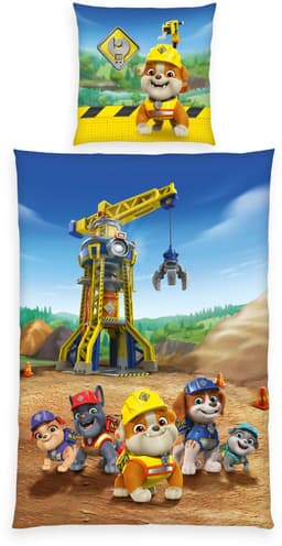 PAW PATROL Bettwäsche Paw Patrol Rubbel&Crew | Mehrfarbig