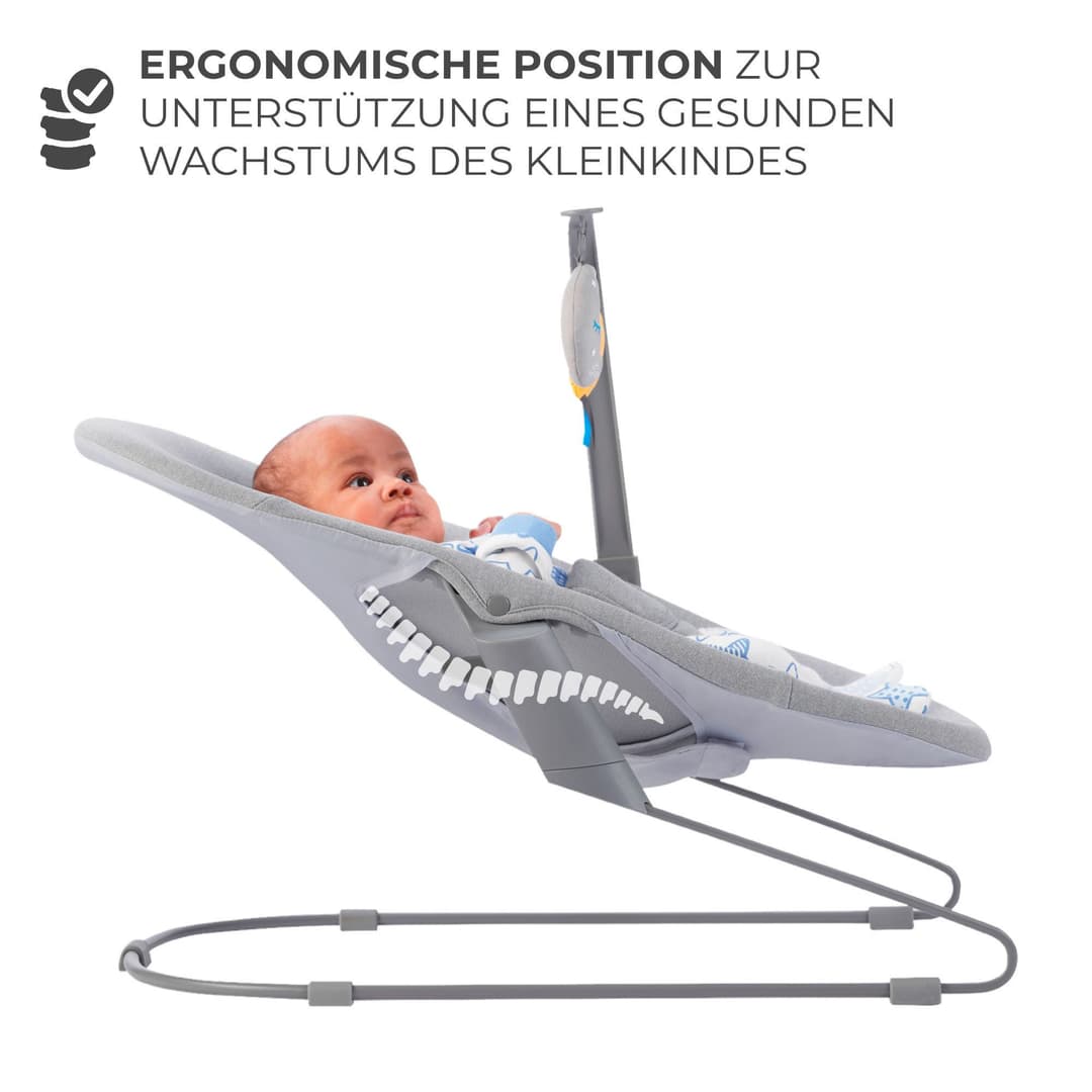 Kinderkraft Babywippe CALMEE | Grau