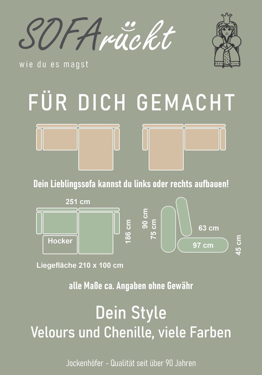 Jockenhöfer Gruppe Ecksofa Salo L-Form | Grau