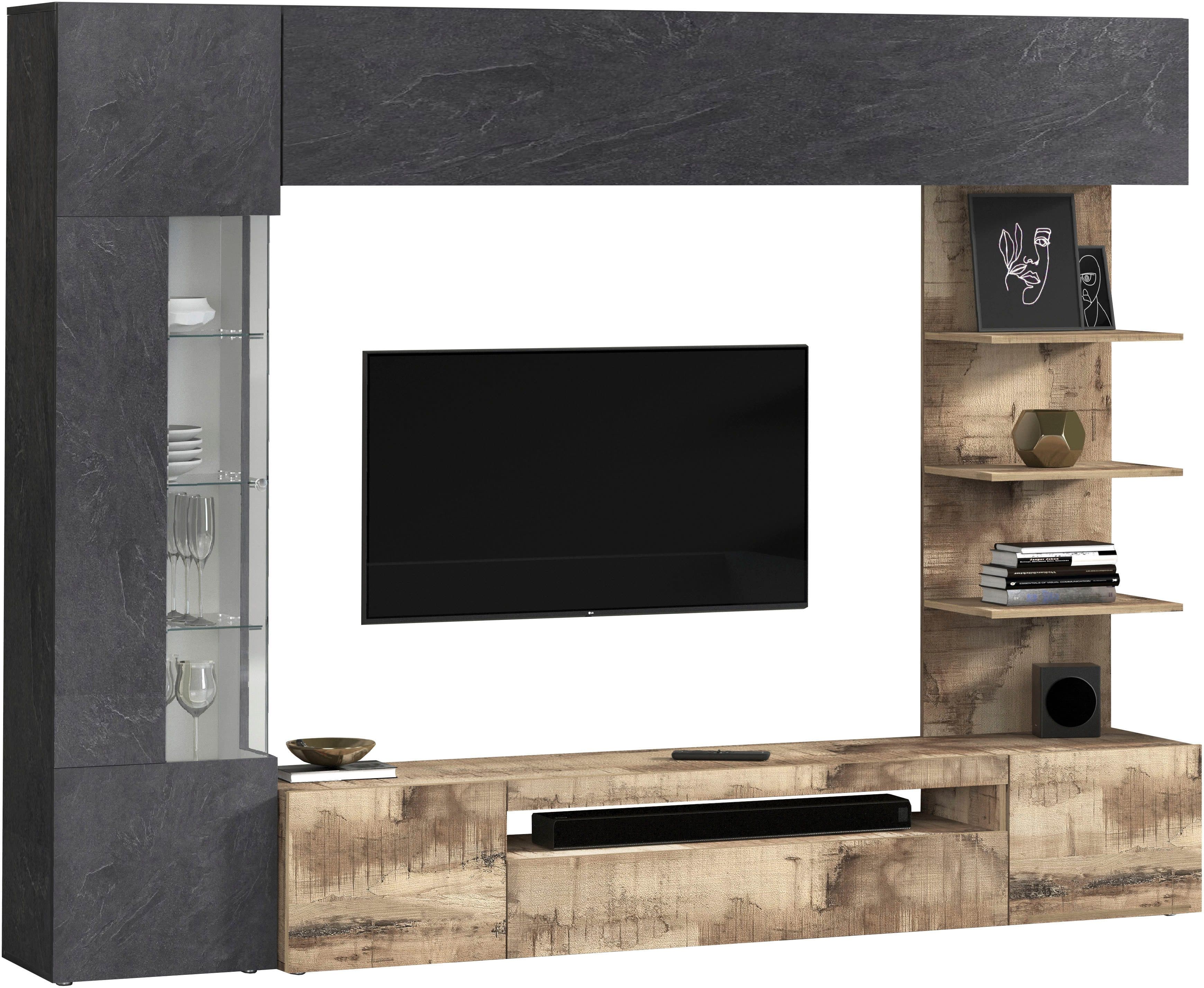 OTTO home Wohnwand New Egypt | Braun