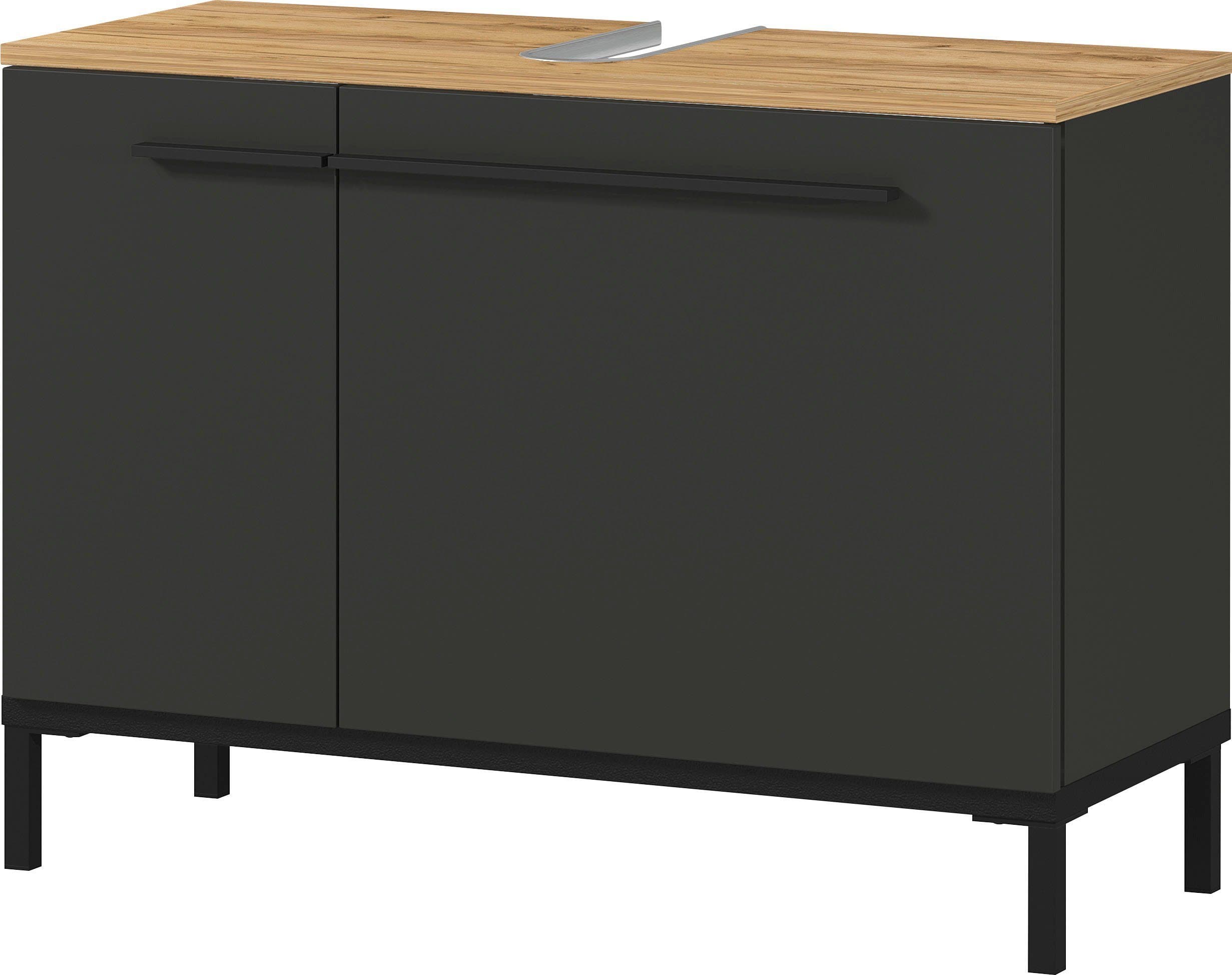GERMANIA Waschbeckenunterschrank Yonkers | Braun