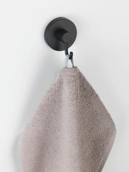 WENKO Wandhaken Vacuum-Loc® | Schwarz