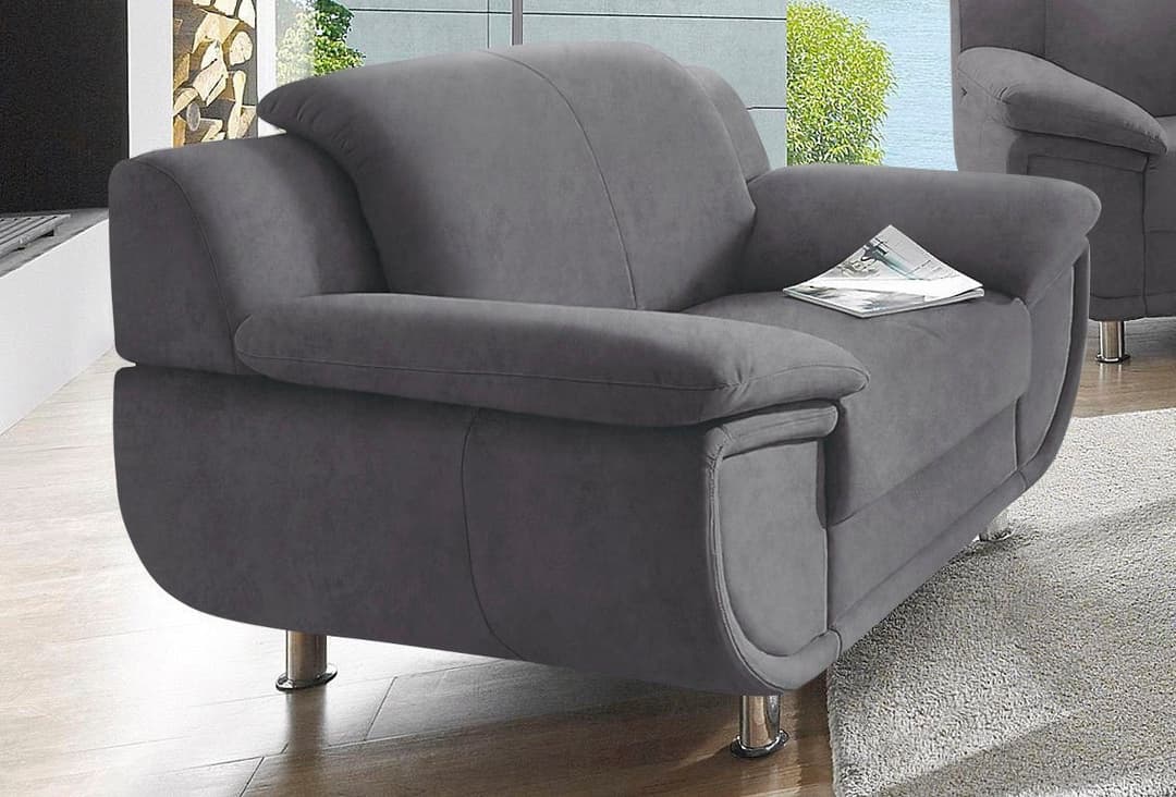 TRENDMANUFAKTUR Sessel Rondo | Grau