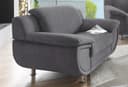 TRENDMANUFAKTUR Sessel Rondo | Grau