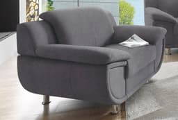 TRENDMANUFAKTUR Sessel Rondo | Grau