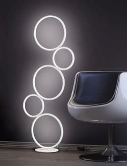 TRIO Leuchten LED Stehlampe Rondo | Weiß