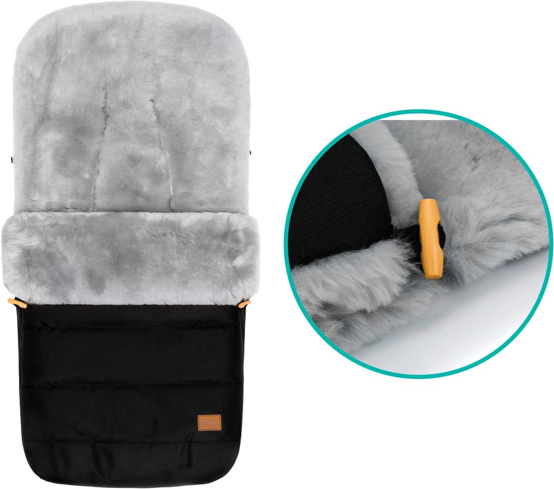 Fillikid Fußsack Bernina Alpina | Schwarz