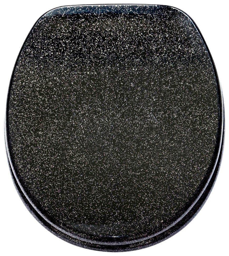 Sanilo WC-Sitz Glitzer | Schwarz