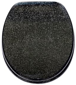 Sanilo WC-Sitz Glitzer | Schwarz