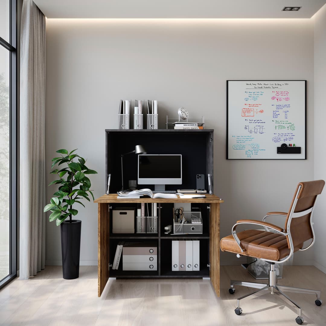 Home affaire PC-Schrank Vera | Holztöne