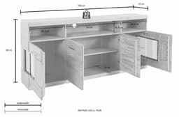 OTTO home Sideboard RIBE20 | Holztöne