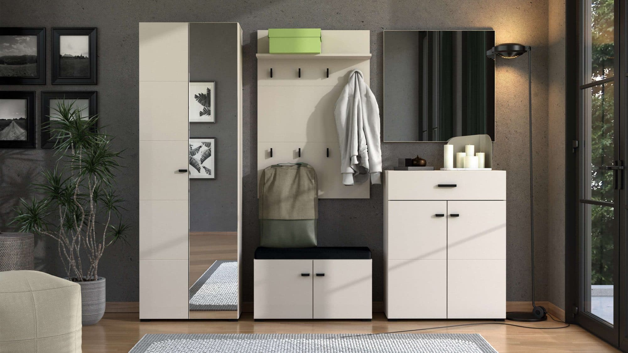 Home affaire Garderoben-Set Rathlin | Beige