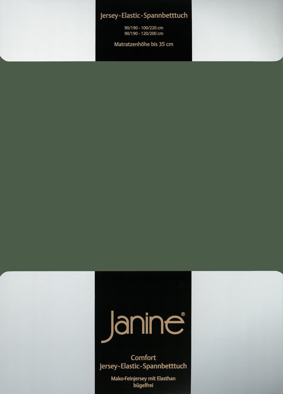 Janine Spannbettlaken ELASTIC 5002 | Grün