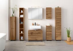 welltime Hochschrank Trento | Holztöne